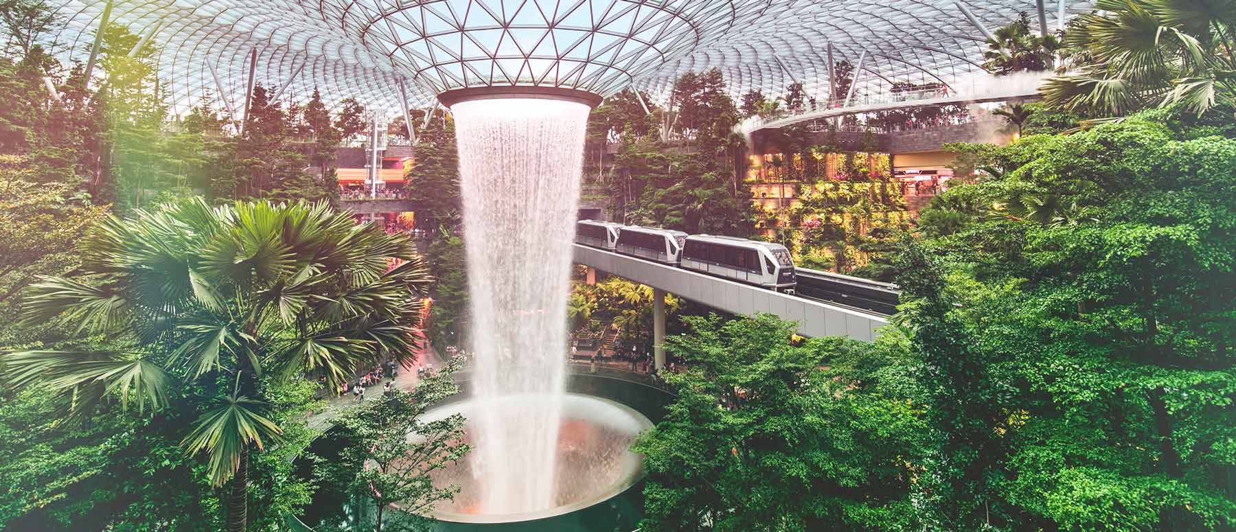 Changi Jewel Airport Rainfall Singapore