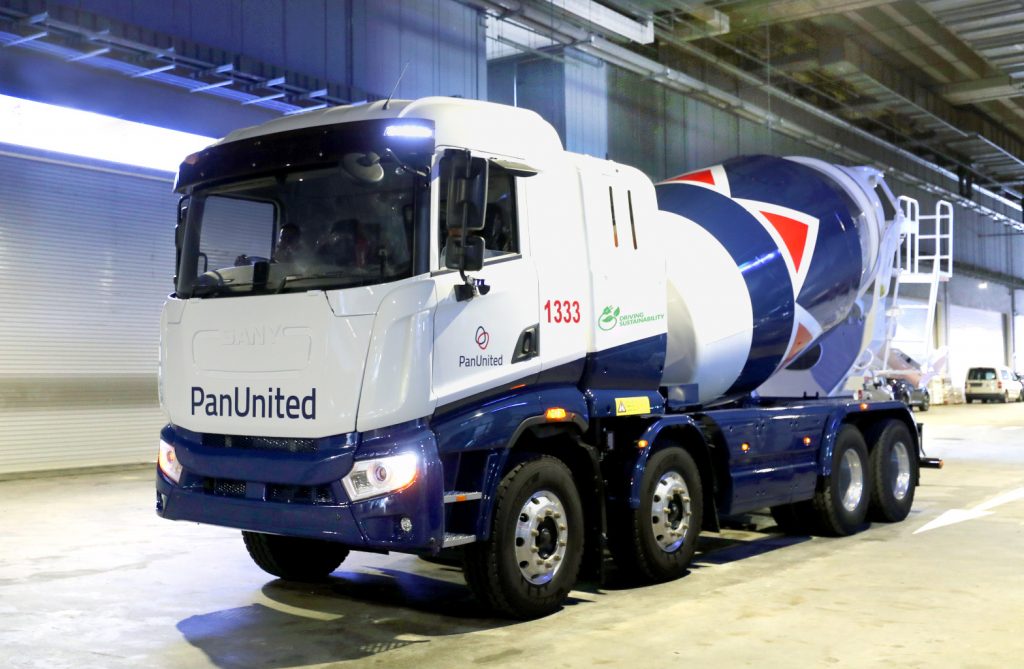 Pan-United Electric-Powered Concrete Mixer Truck